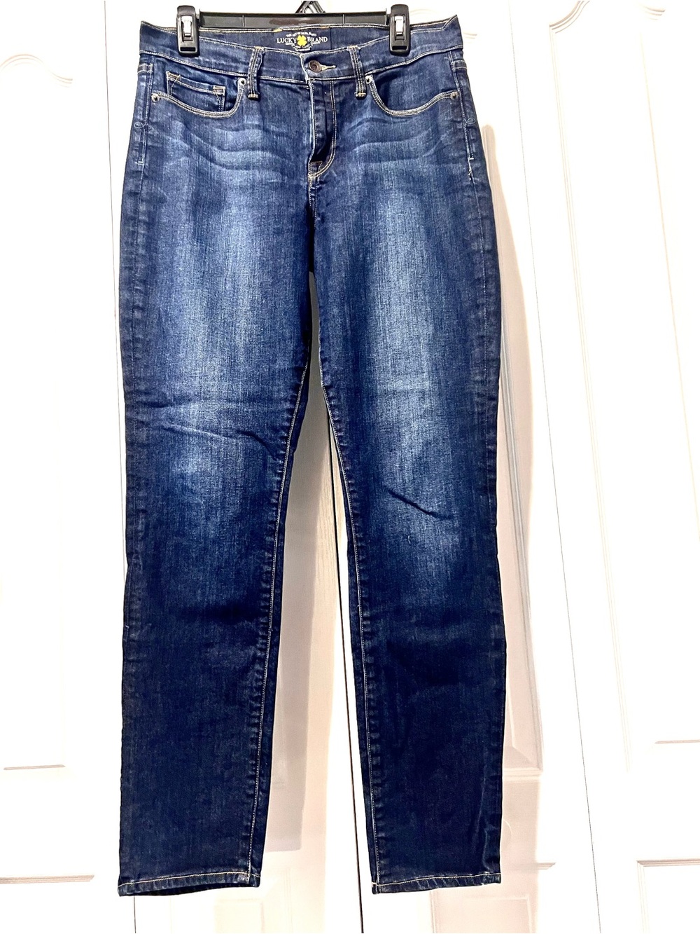 Lucky Brand Sofia Women's Deep Indigo Skinny Jeans-12/31 Regular-Stretch-Comfy